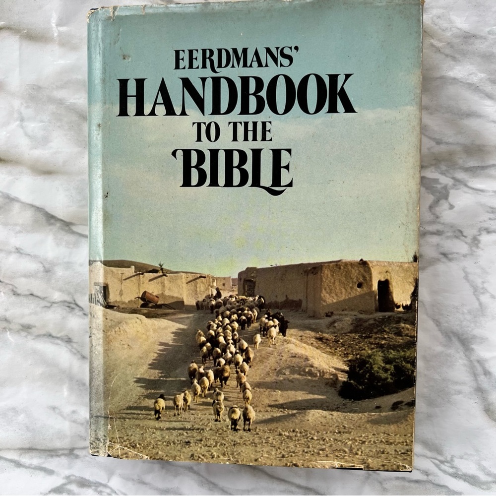 Vtg Eerdmans' Handbook to the Bible by Pat Alexander 1980 Hardback Dust Jacket